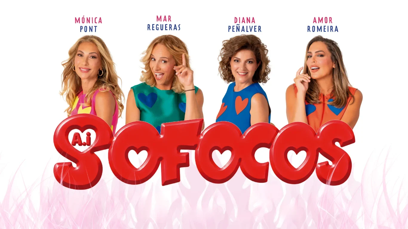 Mónica Pont, Mar Regueras, Diana Peñalver y Amor Romeira, protagonistas de A.I. Sofocos en el Teatro Arlequín Gran Vía de Madrid